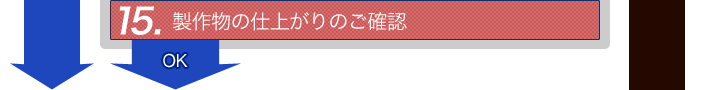 15.製作物の仕上がりのご確認